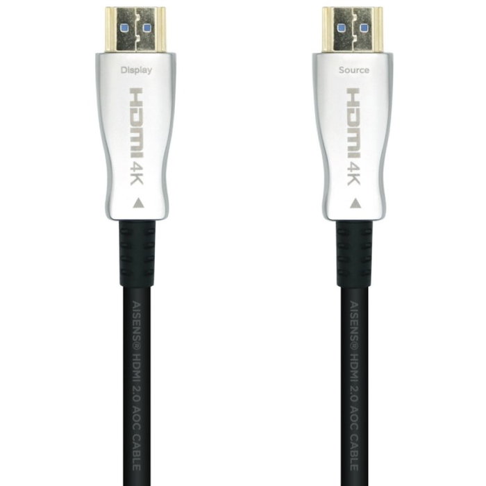 Aisens Cable HDMI 2.0 AOC 4K de 30m Negro